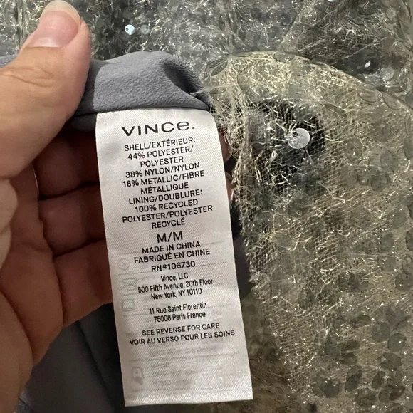NWT Vince Sequined Midi-Dress (Size M)